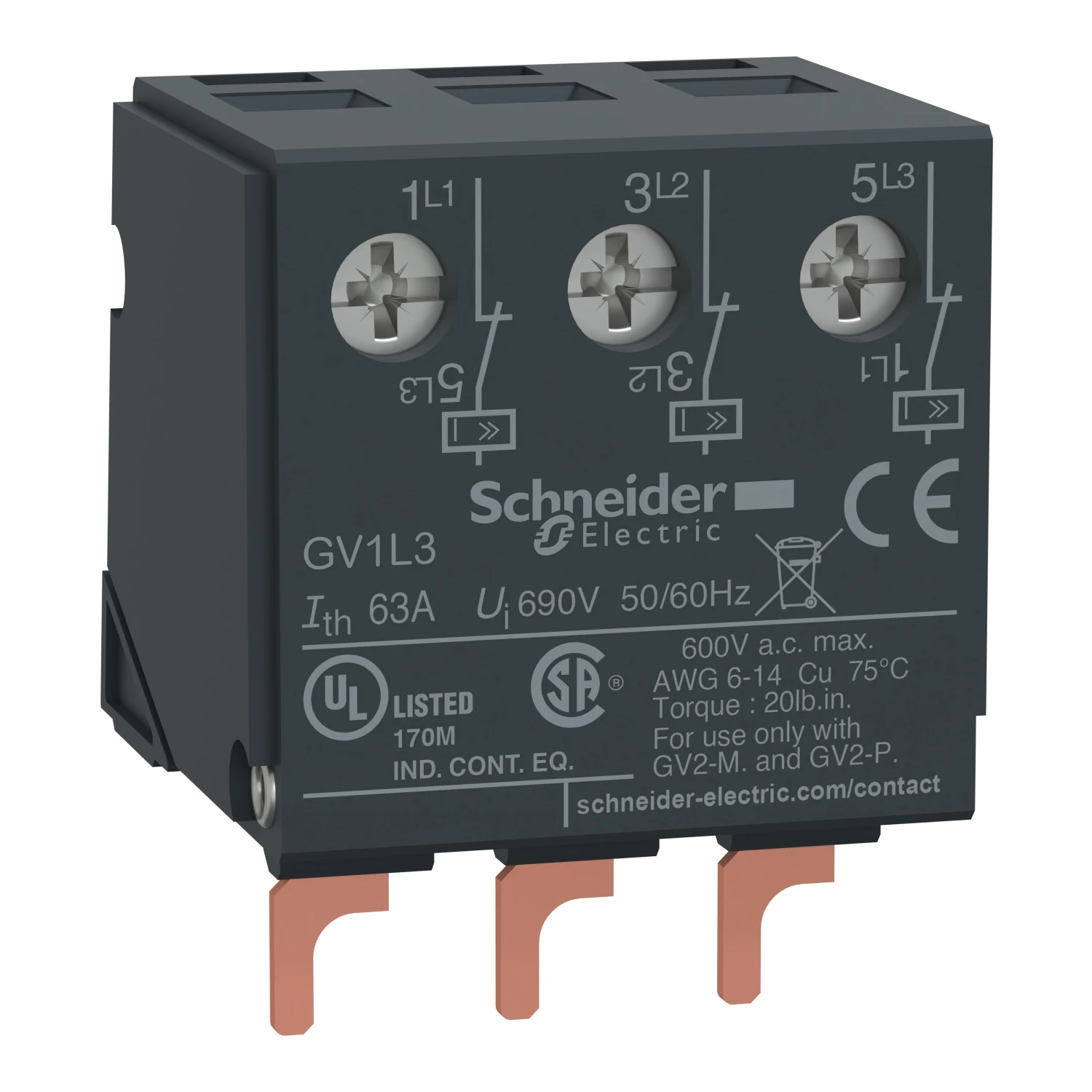 Stroombegrenzer Schneider TeSys Power - GV2