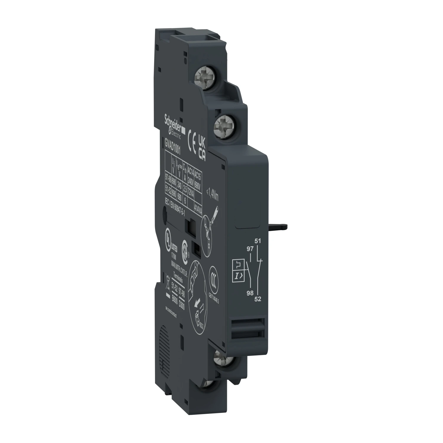 Hulpcontactblok Schneider TeSys Power - GV2