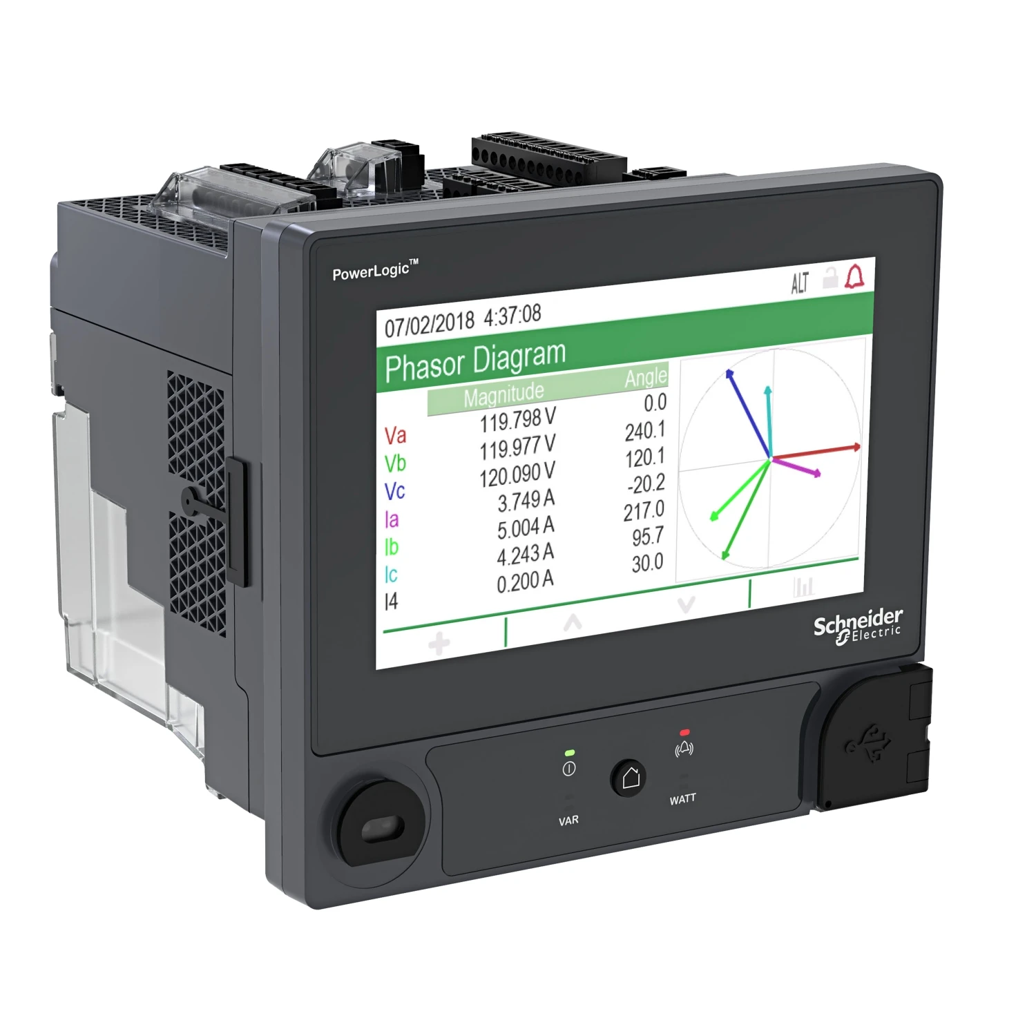 Netvoedingskwaliteit recorder Schneider PowerLogic ION9000