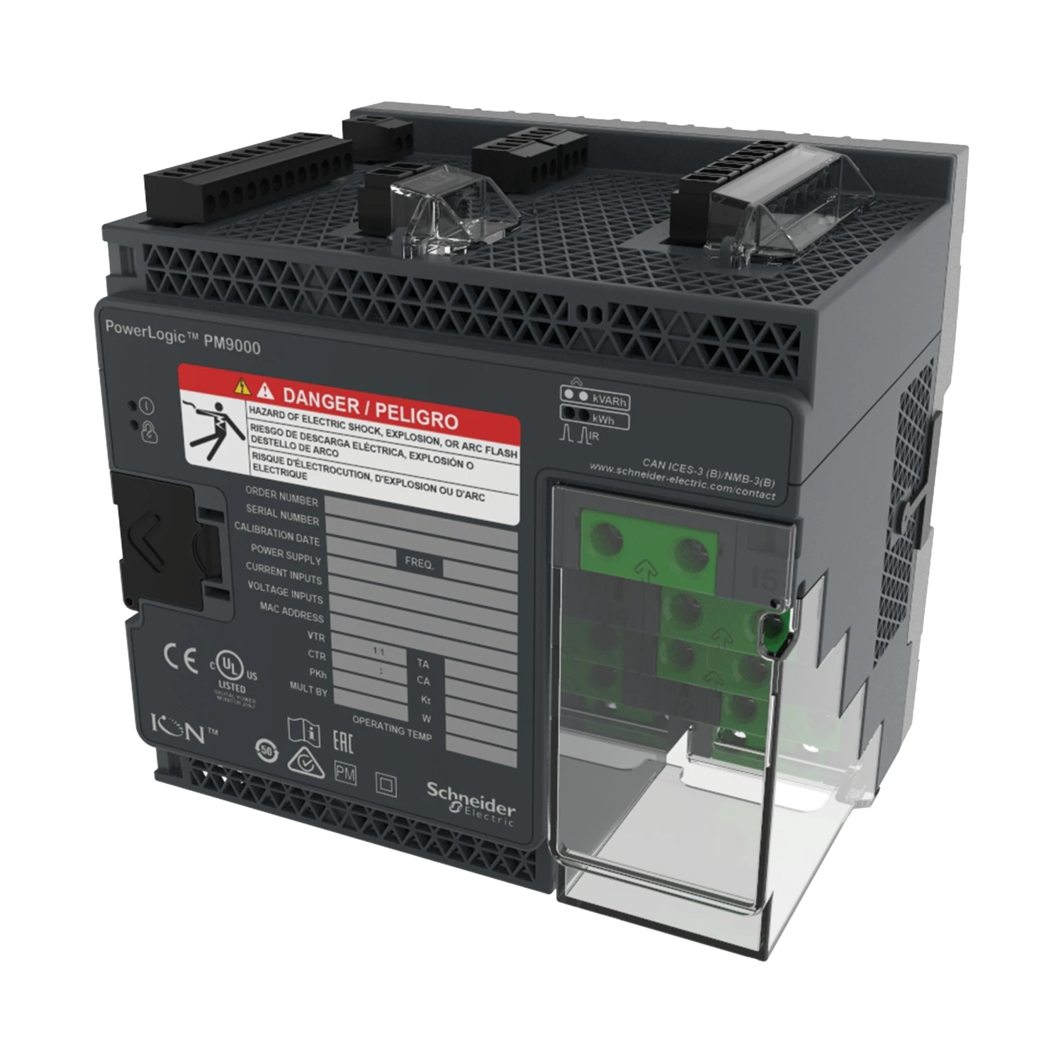 Toebehoren voor paneelmeters Schneider PowerLogic ION9000