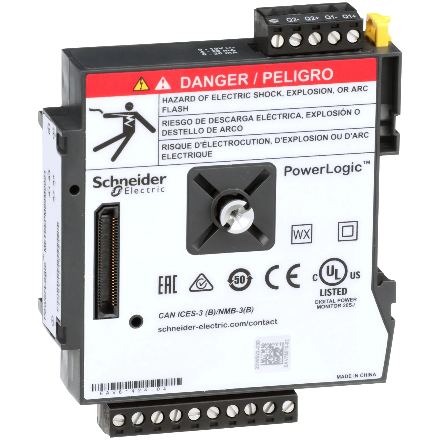 PLC analoge in- en uitgangmodule Schneider PowerLogic PM8000-Serie