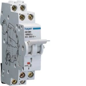 Auxiliary contact block Hager