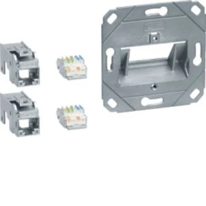 Data communication connection box copper (twisted pair) Hager
