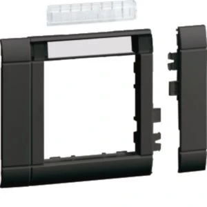 Device cover plate for wall duct Hager