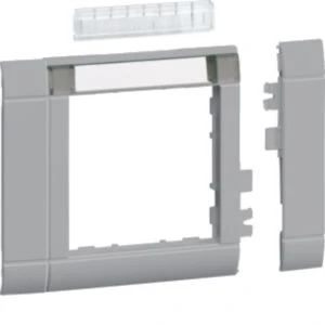 Device cover plate for wall duct Hager