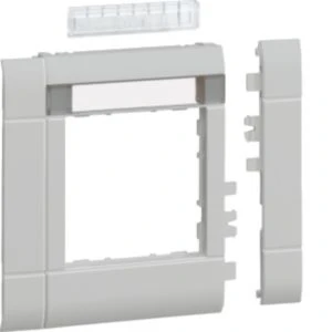 Plastron pour goulotte d'installation Hager