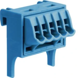 Single- and multi-pole terminal strip Hager