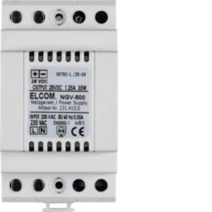 Power supply door communication Elcom