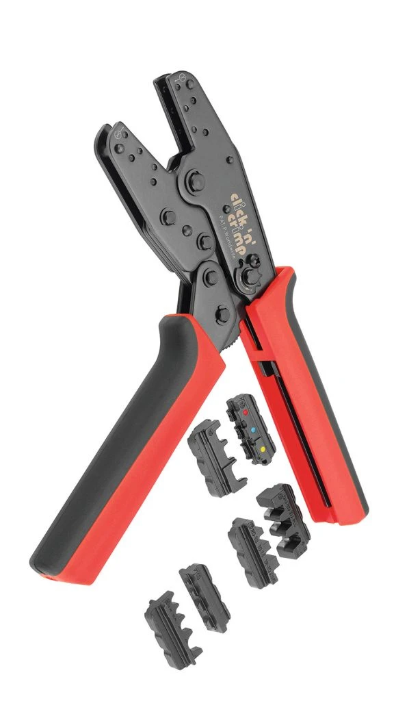Outil de sertissage de cosse / connecteur et embout de fil Cimco click'n'crimp System