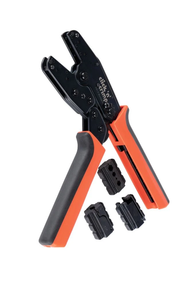 Outil de sertissage de cosse / connecteur et embout de fil Cimco click'n'crimp System