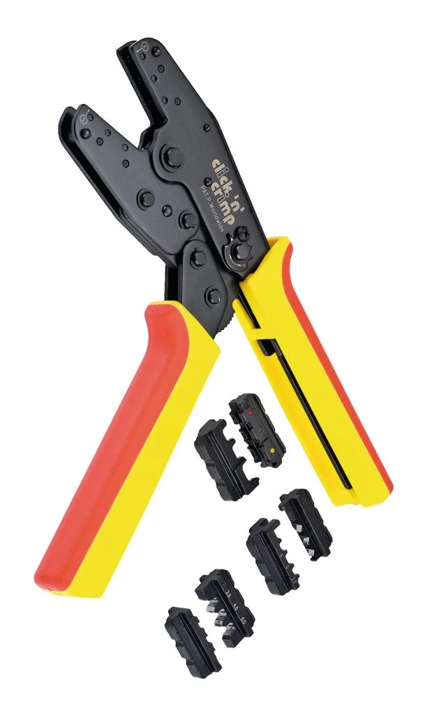 Presswerkzeug für Kabelschuhe und Aderendhülsen (manuell) Cimco click'n'crimp System