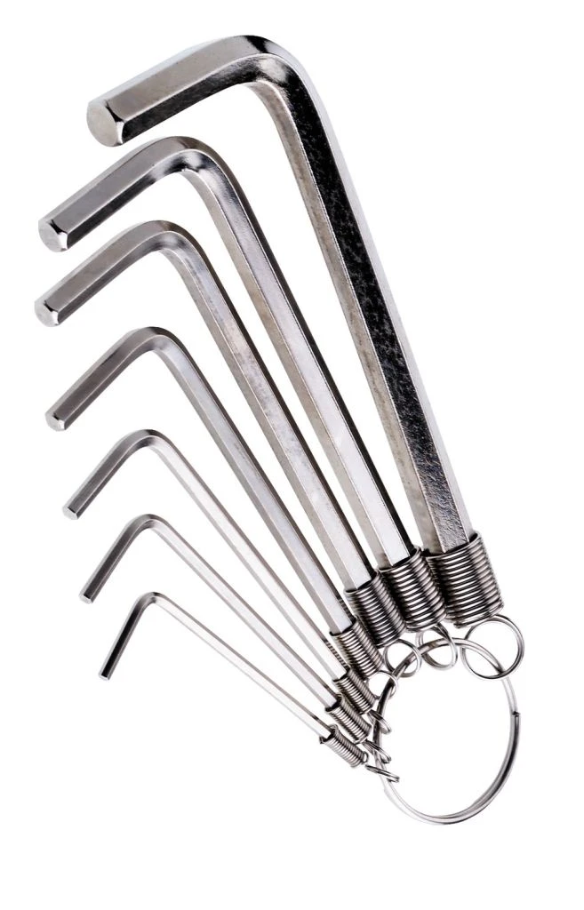 Hexagonal key set Cimco Schraubenschlüssel, Innensechskantschlüssel und