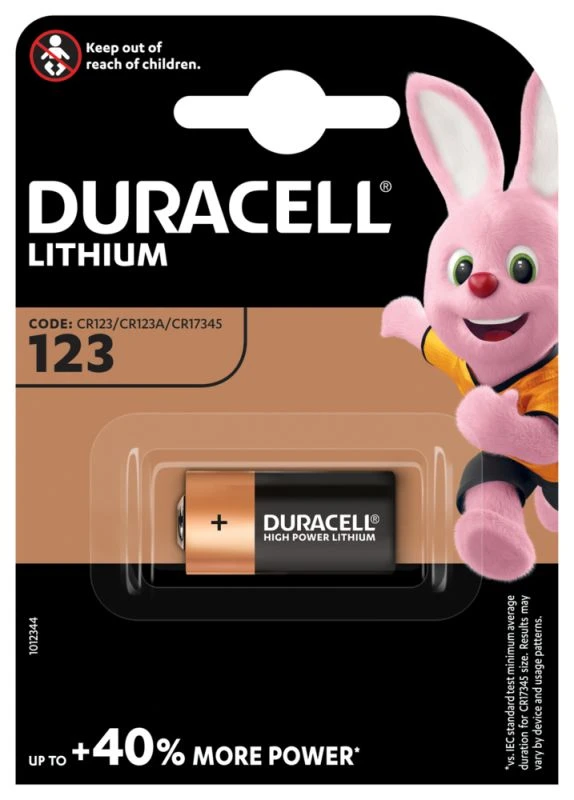 Standard battery (not rechargeable) Duracell