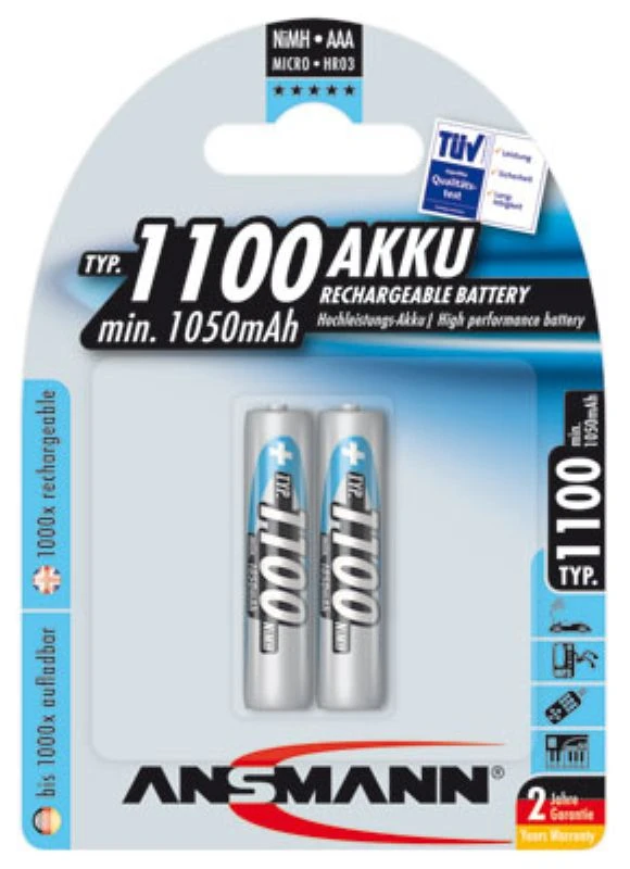Standaard batterij (oplaadbaar) ANSMANN