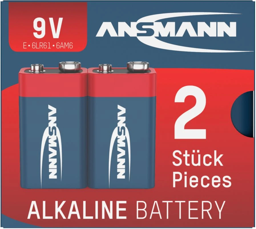 Standard battery (not rechargeable) ANSMANN