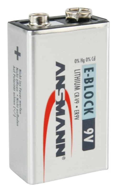 Standard battery (not rechargeable) ANSMANN
