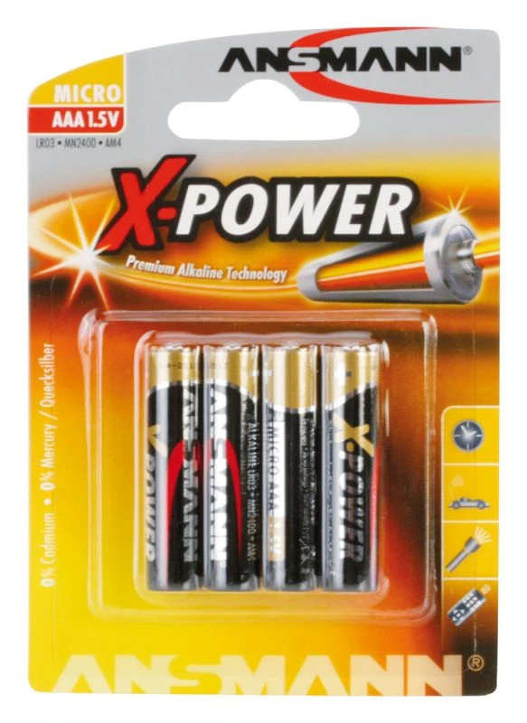 Standard battery (not rechargeable) ANSMANN