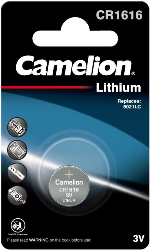 Standard battery (not rechargeable) CAMELION