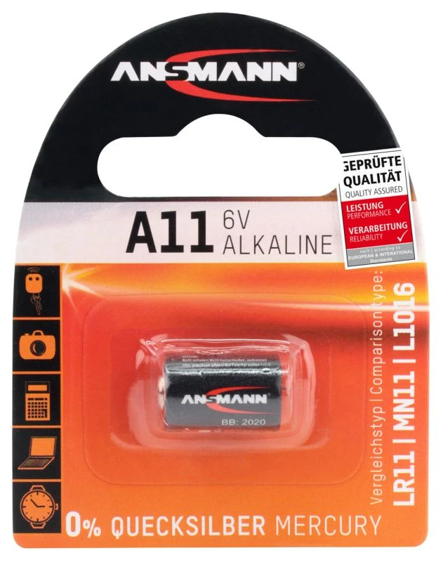 Standard battery (not rechargeable) ANSMANN