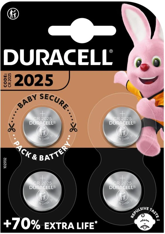 Standaard batterij (niet oplaadbaar) Duracell