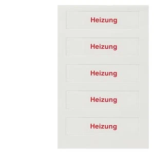 Opschriften voor programmeerbare schakelaar huish. Installaties Siemens DELTA 5TG1