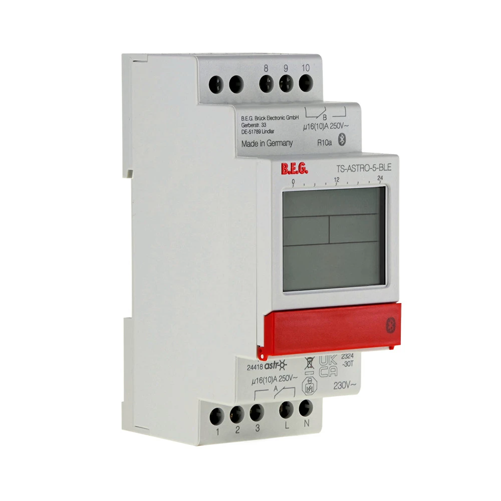 Digital time switch for distribution board CHRONOLUX Zeitschaltuhren