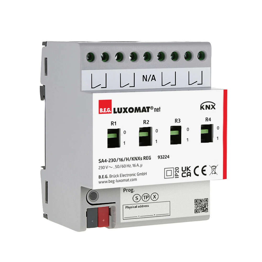 Bussystem-Schaltaktor LUXOMATnet KNX