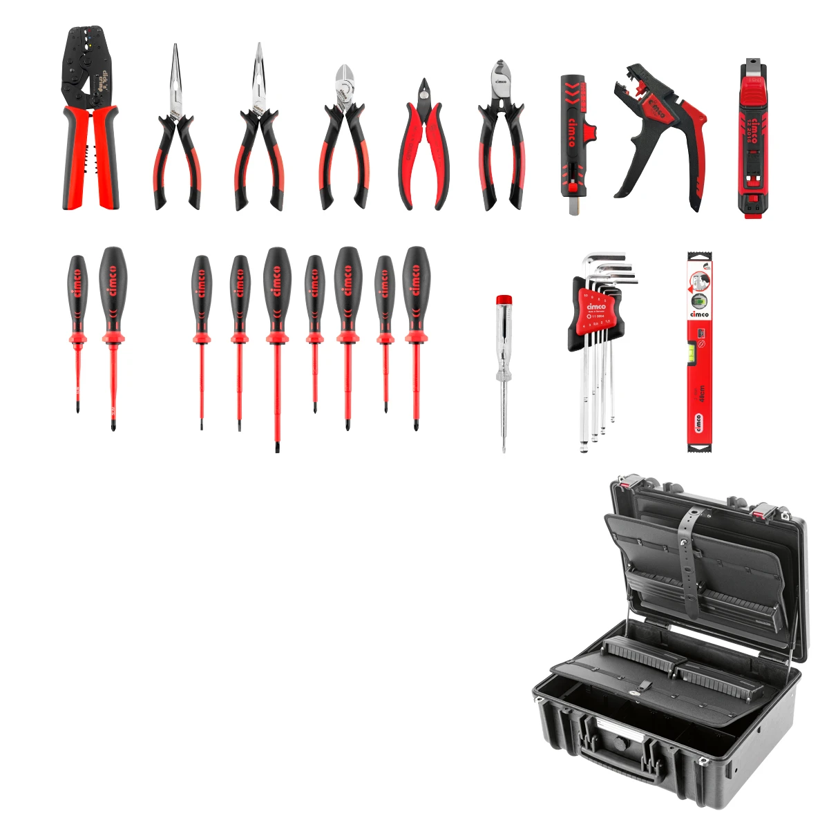 Werkzeugset Cimco Werkzeugkoffer bestückt