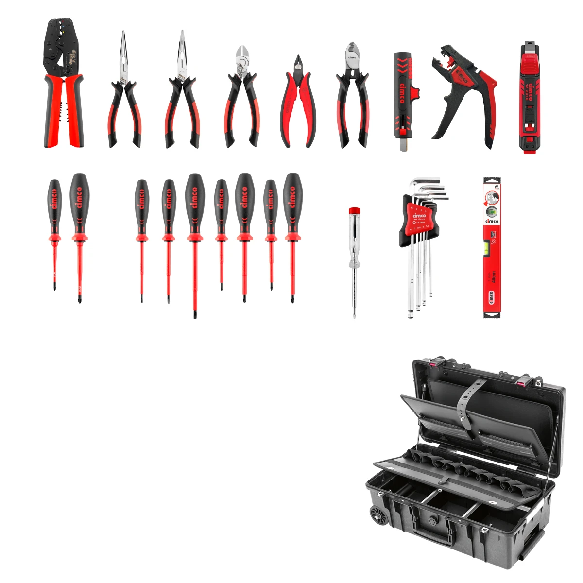 Werkzeugset Cimco Werkzeugkoffer bestückt