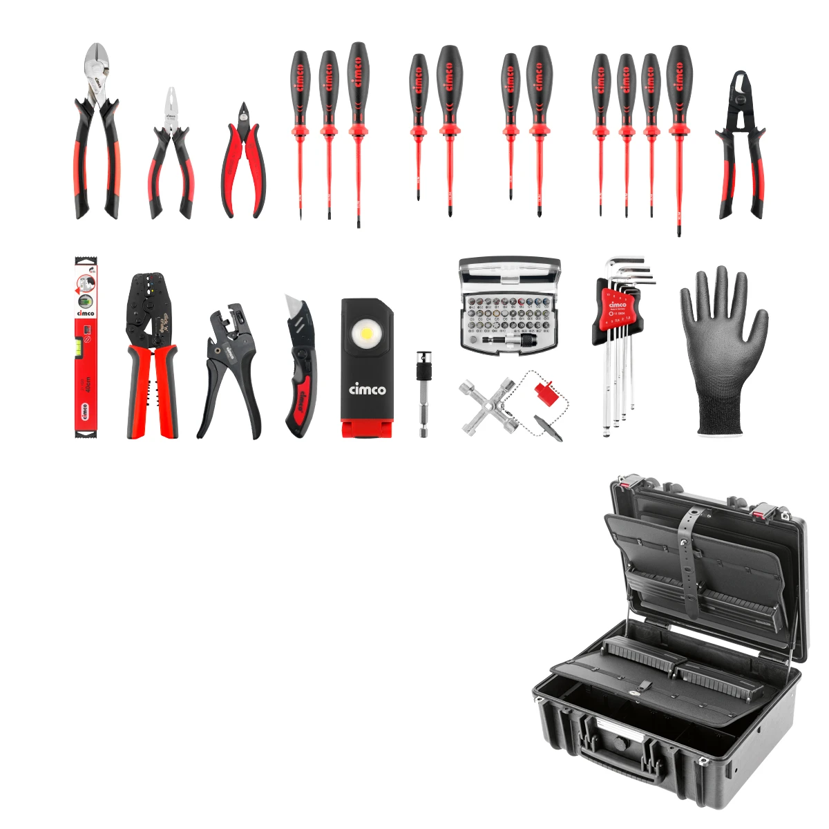 Werkzeugset Cimco Werkzeugkoffer bestückt