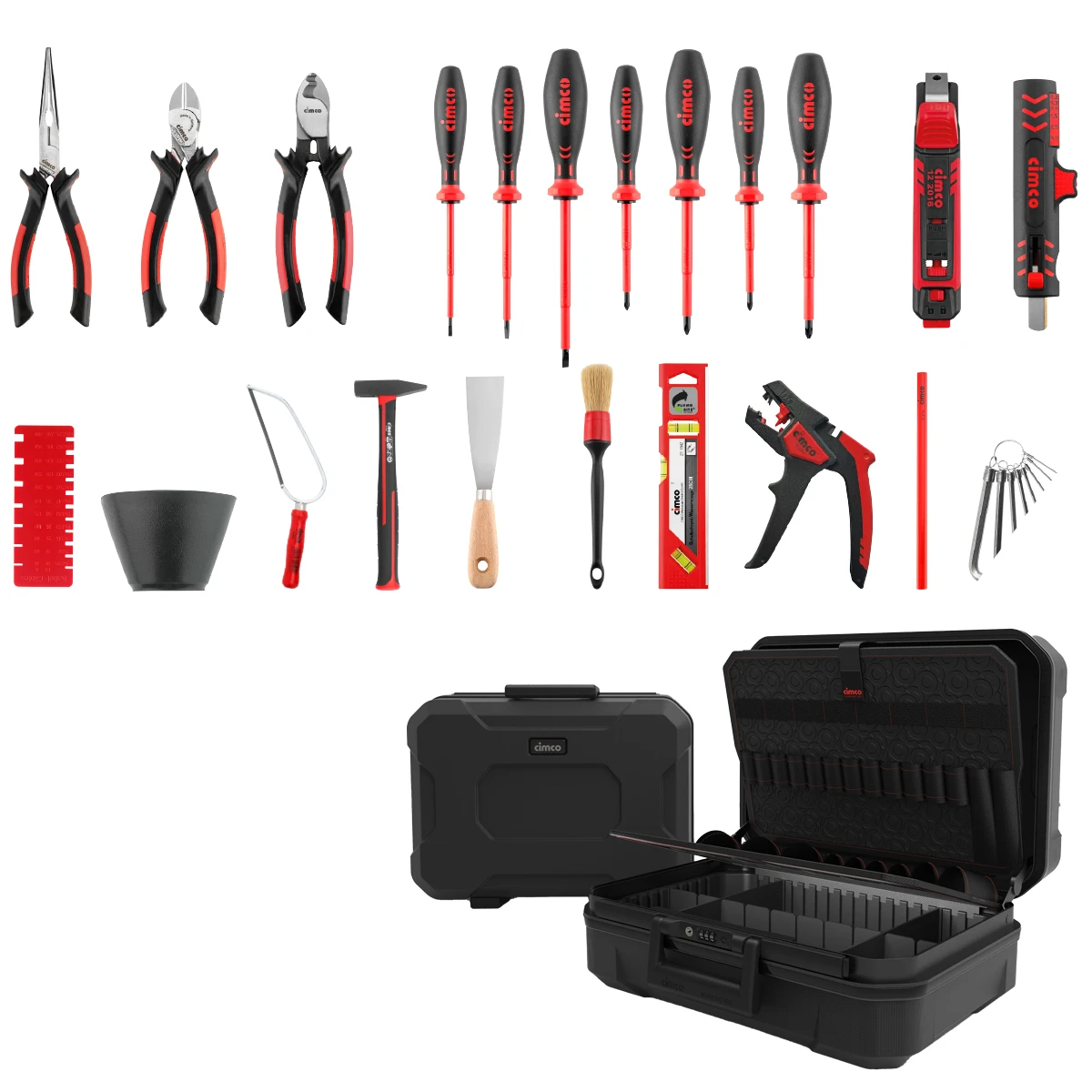 Tool set Cimco Lehrlingskoffer