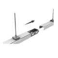 Continuous-row lighting systems and accessories