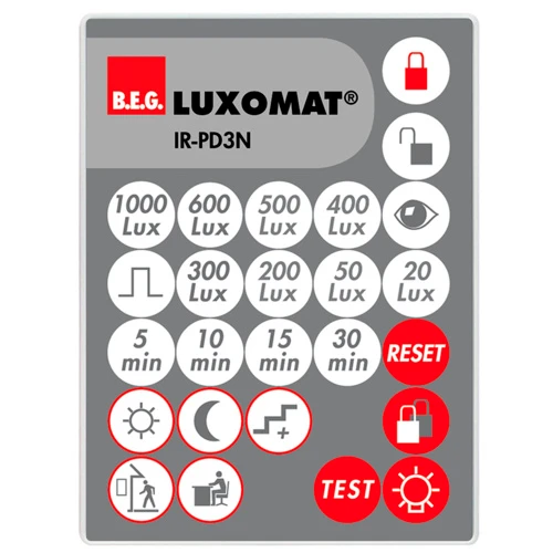 Zubehör/Ersatzteile für Bewegungsmelder LUXOMAT Fernbedienungen