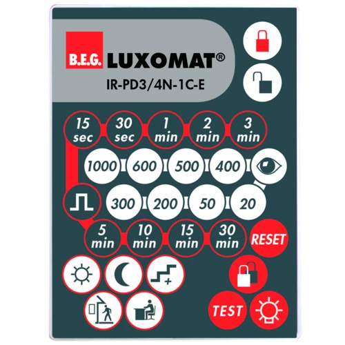 Zubehör/Ersatzteile für Bewegungsmelder LUXOMAT Fernbedienungen