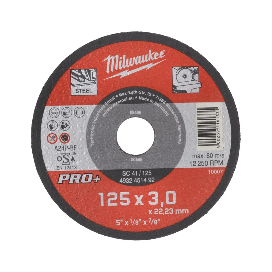 Cutting disc MILWAUKEE
