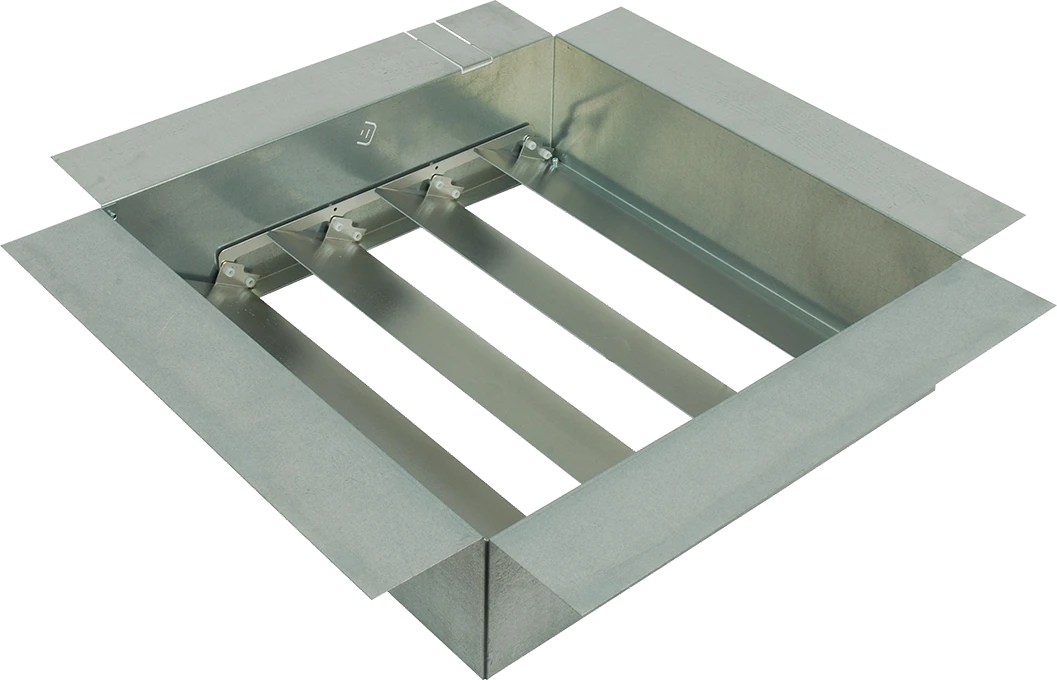 Non-return valve, rectangular air duct Itho Daalderop Terugslagklep KD