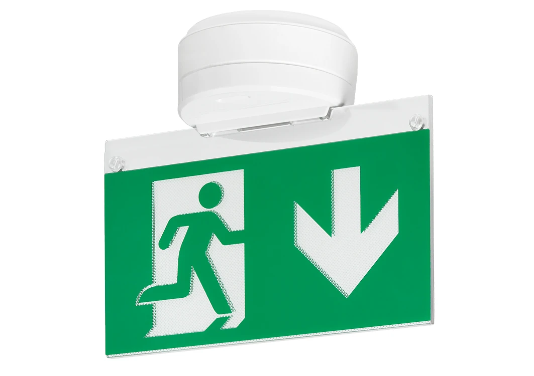 Normalux Ecolight ARQUE opbouw 1h 85lm IP44 incl. Pictogram-kit QL-100 ...