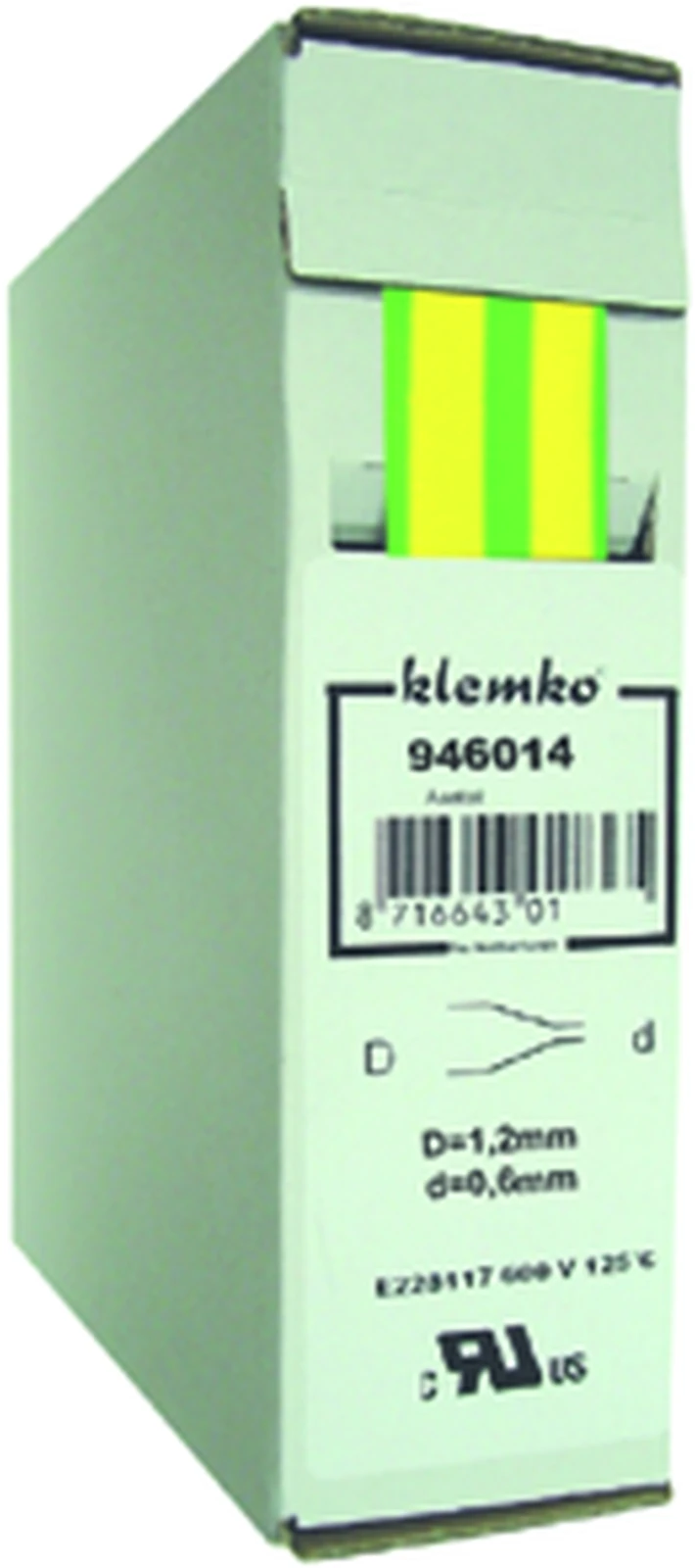 Shrink tubing Klemko Krimpkous 2:1