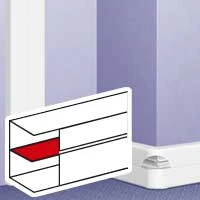 Scheidingsschot wandgoot Legrand Wandgoot