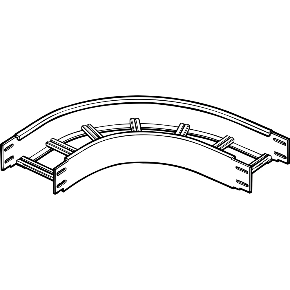 Bocht/hoekstuk kabelladder Legrand Kabelladder