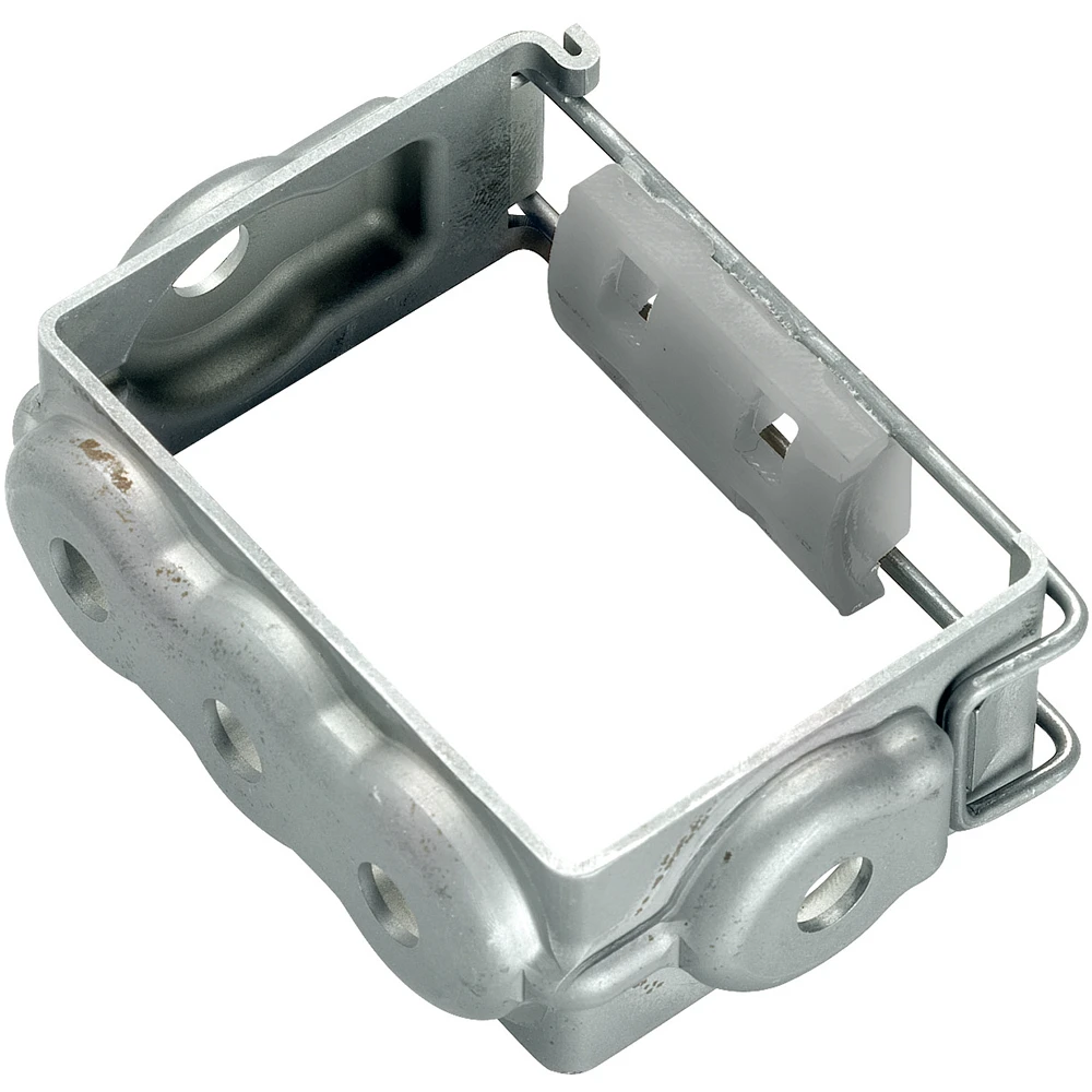 Système de fixation pour rails de distribution ZUCCHINI Railkoker