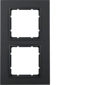 Cover frame for domestic switching devices Hager berker