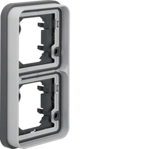 Cover frame for domestic switching devices Hager berker