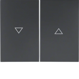 Control element/cover plate for domestic switching devices Hager berker