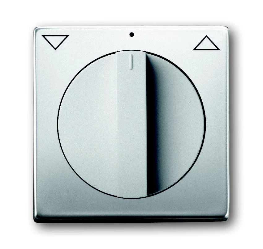 Control element/cover plate for domestic switching devices ABB Busch-Jaeger pure stainless steel