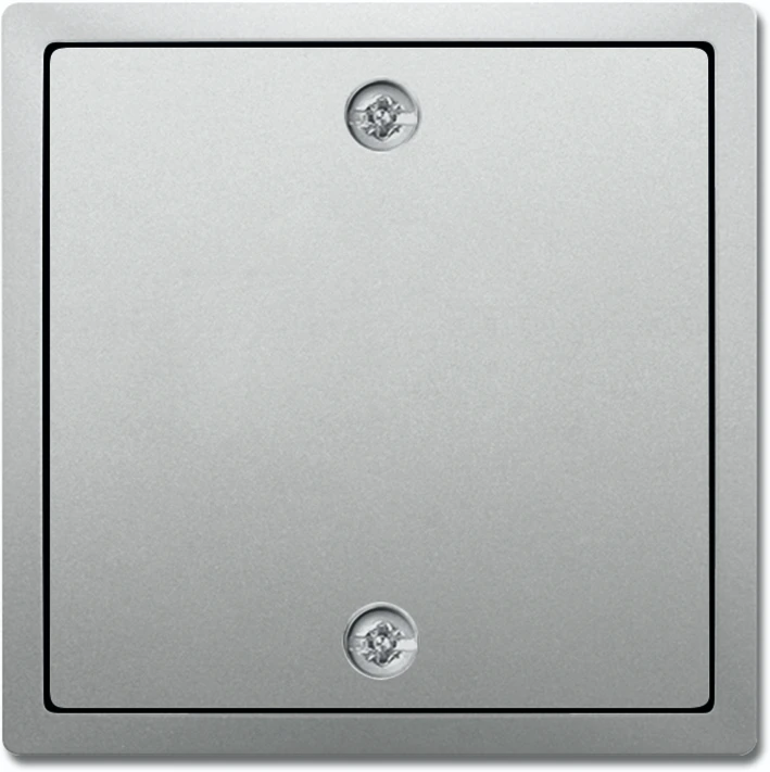 Control element/cover plate for domestic switching devices ABB Busch-Jaeger pure stainless steel