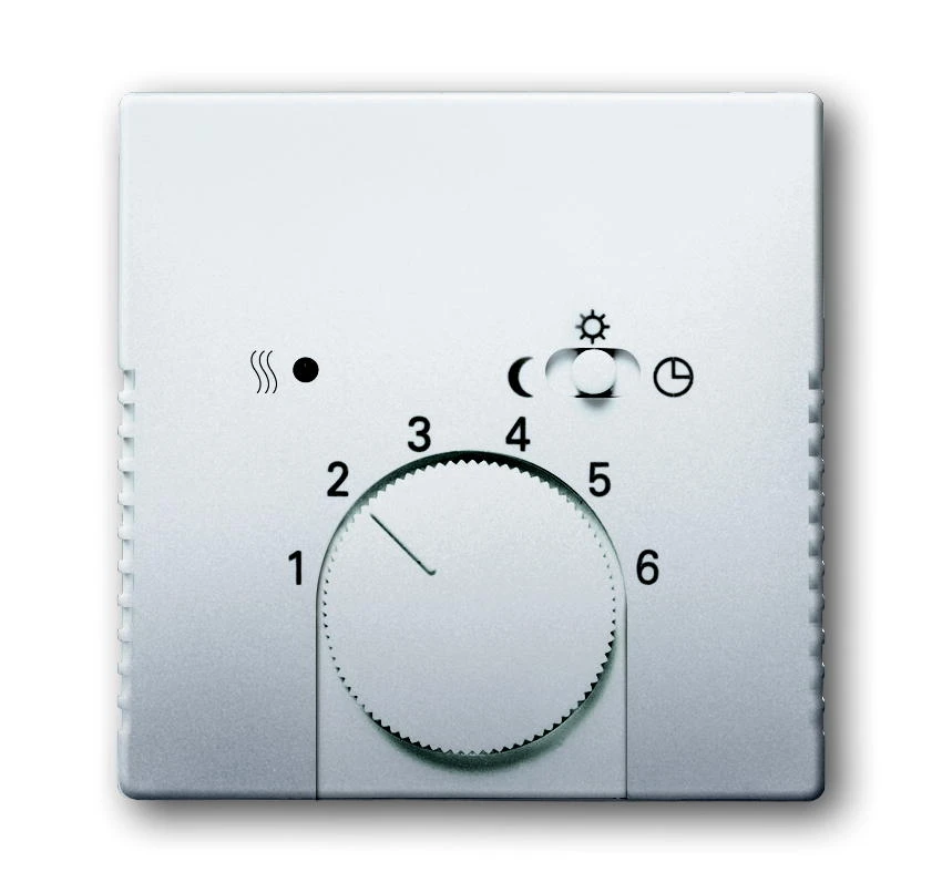 Control element/cover plate for domestic switching devices ABB Busch-Jaeger pure stainless steel