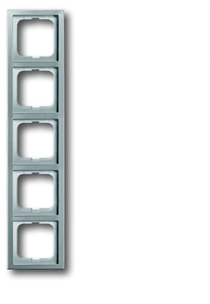 Cover frame for domestic switching devices ABB Busch-Jaeger pure stainless steel