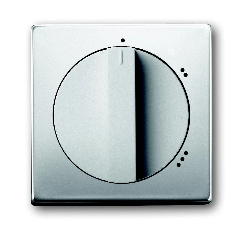 Control element/cover plate for domestic switching devices ABB Busch-Jaeger pure stainless steel