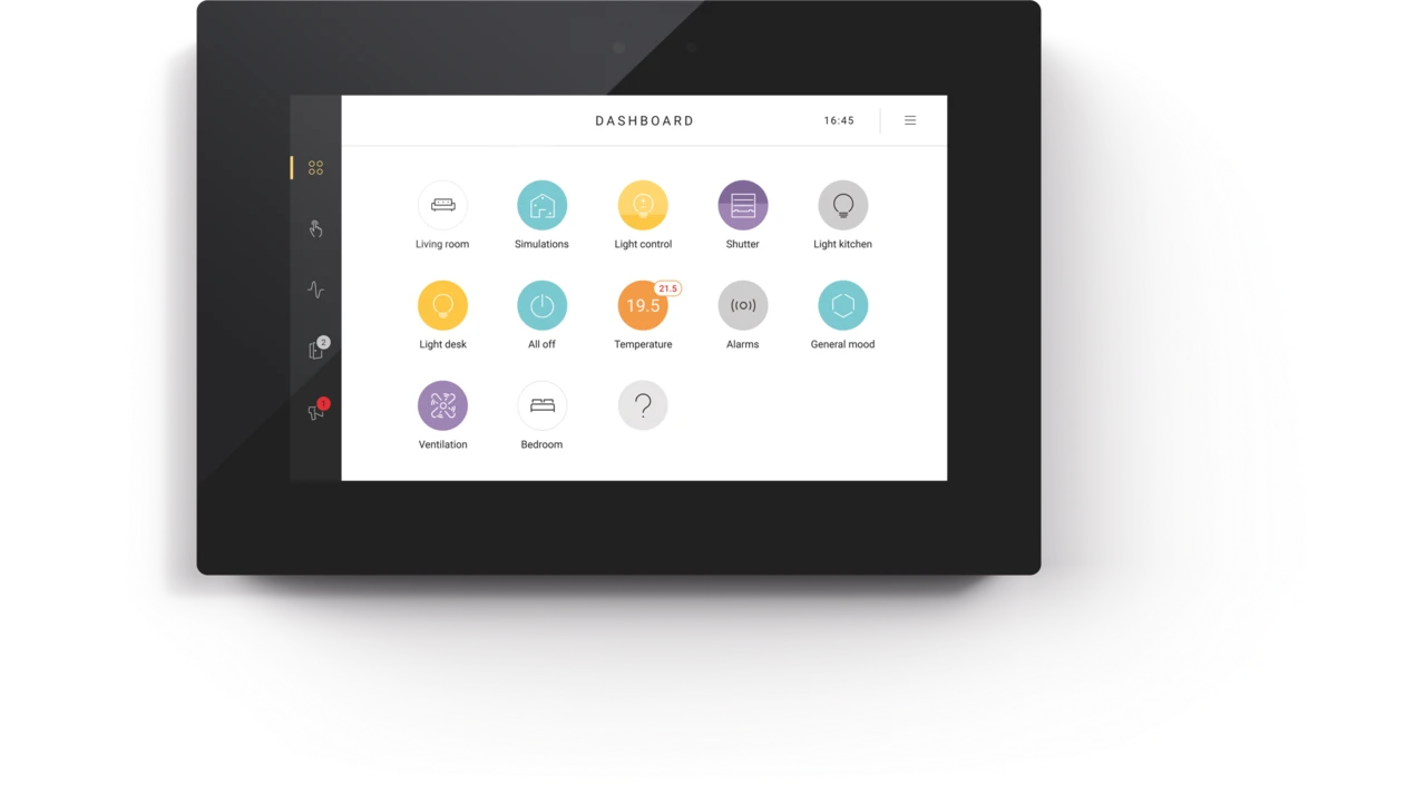 Display for bus system Niko Home Automation